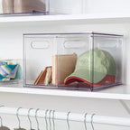 Rangement transparent universel à 2 tiroirs