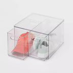 Rangement transparent universel à 2 tiroirs