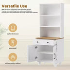 Meuble TV de style rustique pour téléviseurs jusqu'à 70 pouces, meuble de divertissement avec étagères et portes en verre trempé