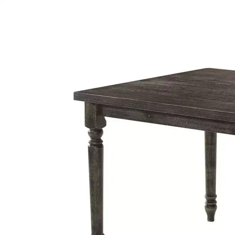 Table à manger de 60 po, gris patiné