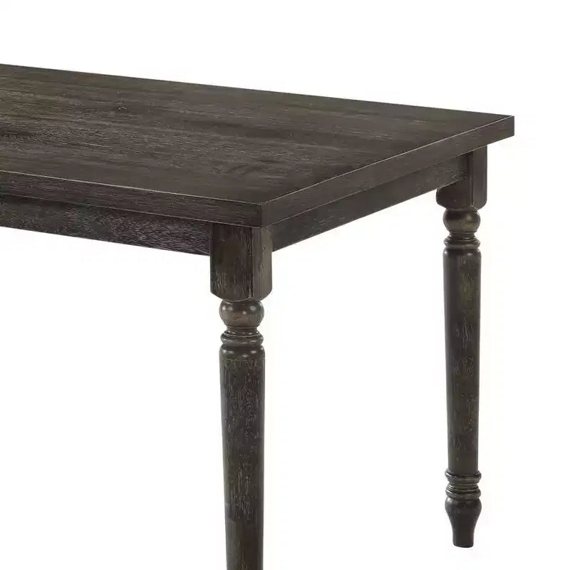 Table à manger de 60 po, gris patiné