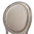 Fauteuil d'appoint en tissu bronzé/finition chêne clair vieilli