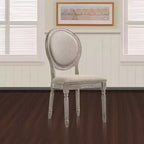 Fauteuil d'appoint en tissu bronzé/finition chêne clair vieilli