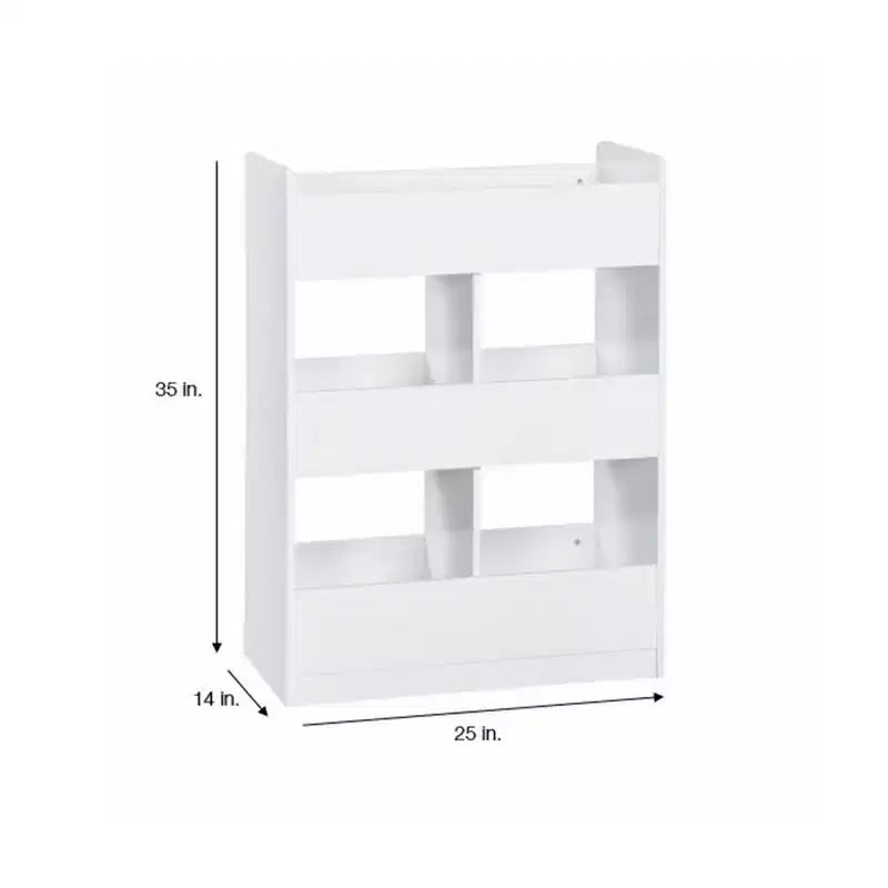 Organisateur de rangement vertical, Blanc