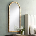 Miroir mural arqué 24 x 48 or mat