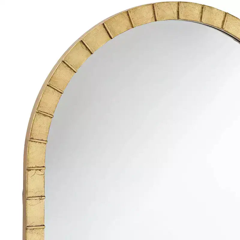 Miroir mural arqué 24 x 48 or mat