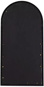 Miroir mural arqué 24 x 48 or mat